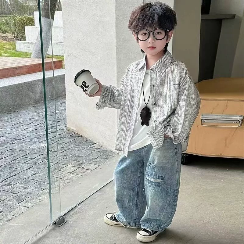 Autumn spring trend shirt for boys
