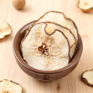 Dried Snow Pear Slices Xue Li Pian 100g Herbal Tea Slices for Brewing and Culinary Use in use