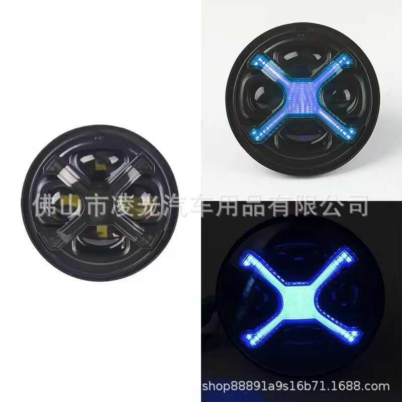 5.75inch New Model Cross-Border Trade High-Brightness Harley Motorcycle Headlight Modification Light Wrangler Led Headlight