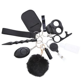 Amazon 11 kinds of anti-wolf alarm cross-border women's hand sanitizer bag self-defense self-defense anti-wolf alarm