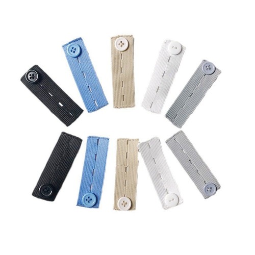 Bestselling Pants Belt Waist Extension Buckle Elastic Band Adjuster Maternity Pants Elastic Adjustment Buckle