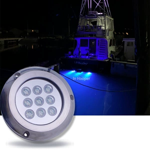 Подводная яхта из нержавеющей стали, морской светильник, бассейн, 12v, высокая мощность