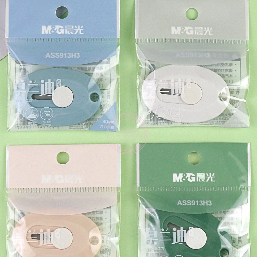 Моранди цвет мини-нож для рукоделия студент ручной резки бумажный нож маленький труба разборка экспресс-нож ASS913H3