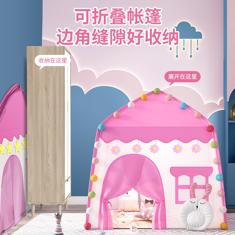 Tienda interior para niños, casa de muñecas, niño, castillo pequeño, niña, habitación de princesa, casa de juegos para dormir, cama, hogar