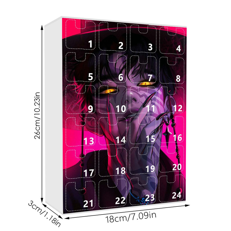 跨境KPOP猎魔女团圣诞倒计时日历盲盒背包车载钥匙扣亚克力挂饰|undefined