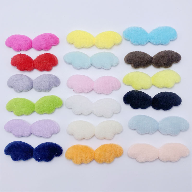 Ultrasonic Embossed DIY Plush Angel Wings Kidsren's Hair Accessories Materials Clothing Bar Holders Handmade Decorative Accessories Ultrasonic Embossed DIY Plush Angel Wings Kidsren's Hair Accessories Materials Clothing Bar Holders Handmade Decorative Accessories
