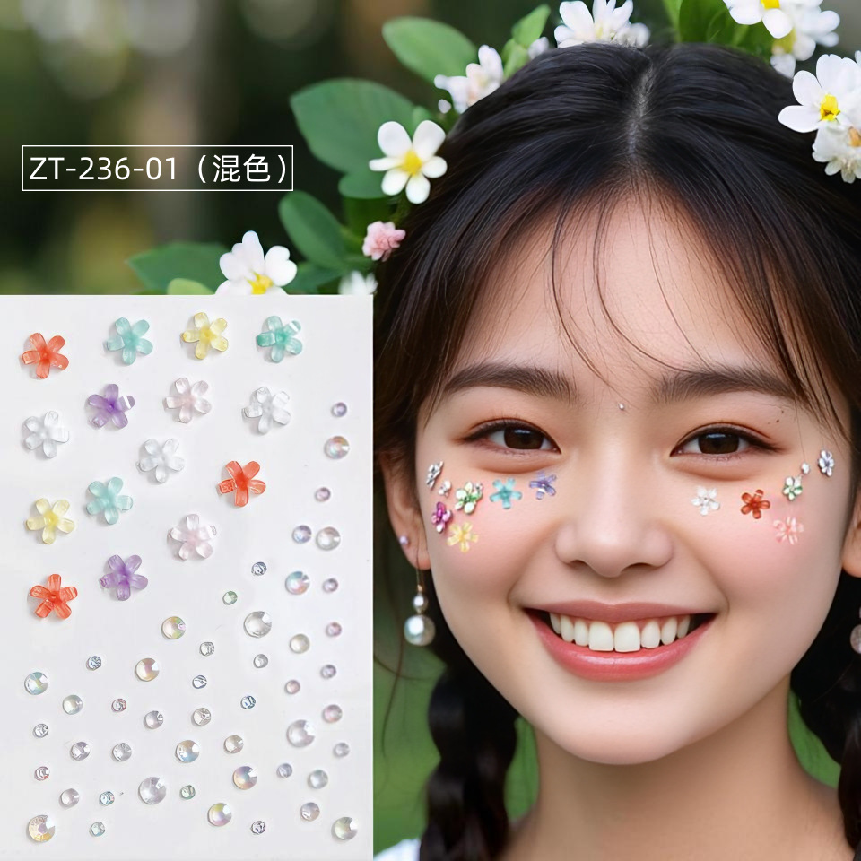 ZT-236-01 혼합 색상(접착식 드릴)