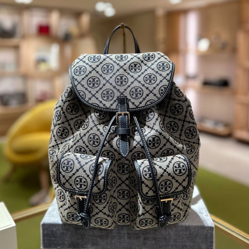 Cross-border TB women's bag 2026 new T MONOGRAM commuter casual college style travel bag monogrammed backpack Cross-border TB women's bag 2026 new T MONOGRAM commuter casual college style travel bag monogrammed backpack