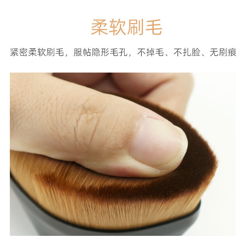 Explosión 55 cepillo de base mágico con caja de almacenamiento de cabello blando un solo cepillo de maquillaje herramientas de maquillaje fábrica personalizada