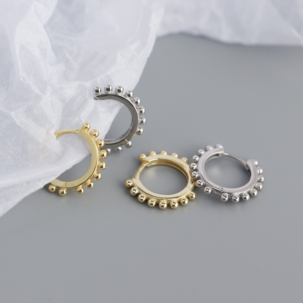 Geometric Fashion 925 Sterling Silver No Inlaid Plating Earrings display picture 4