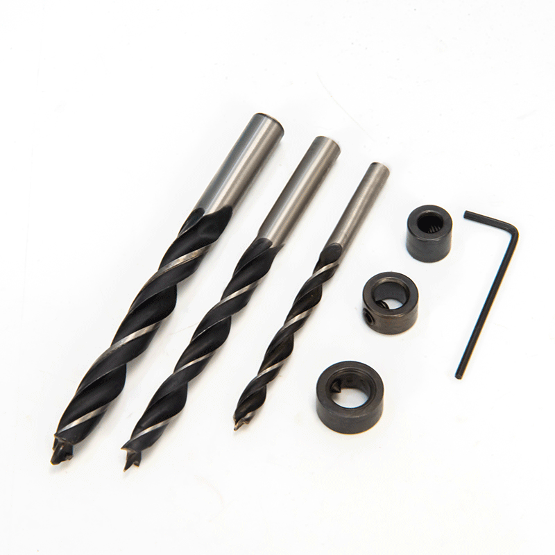 15 ° azul carpintería oblicua agujero localizador perforación taladro de tres puntos