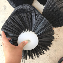 自动刷桶机外洗小型尼龙丝刷除尘空心毛刷轮圆形圆柱毛刷辊