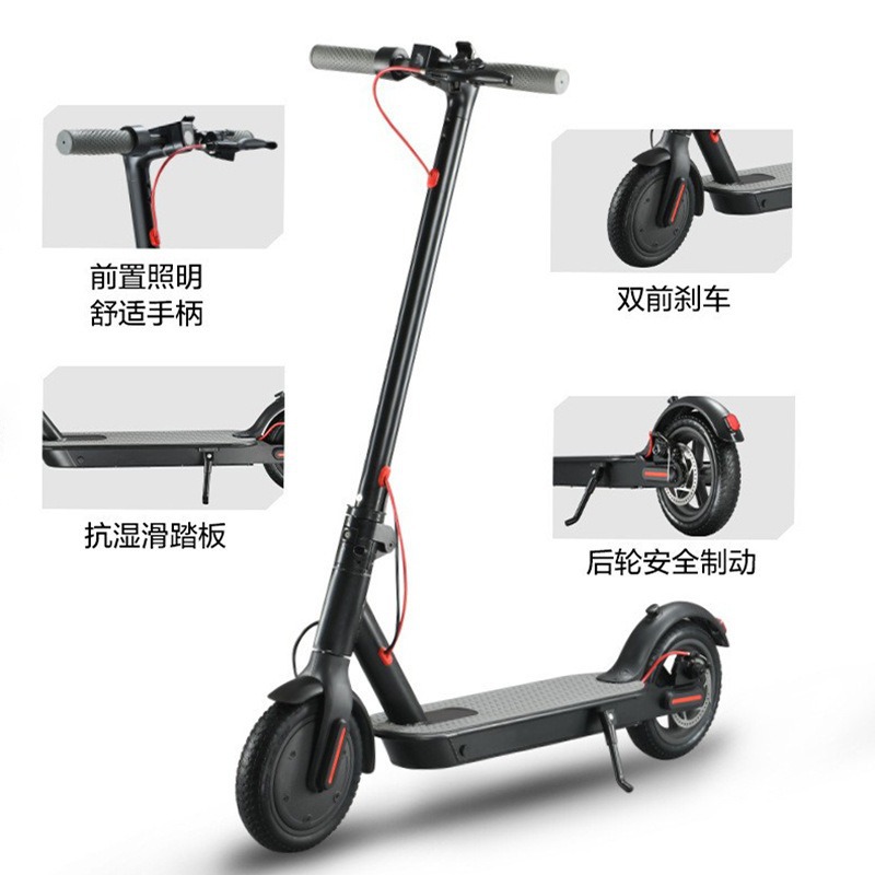 Suministro exclusivo transfronterizo, venta directa de fábrica, patinete eléctrico M365, batería de larga duración, vehículo eléctrico plegable para adultos.
