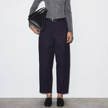 CS女装 棉质桶形九分裤女 2025年秋季新款阔腿休闲裤子1300093001