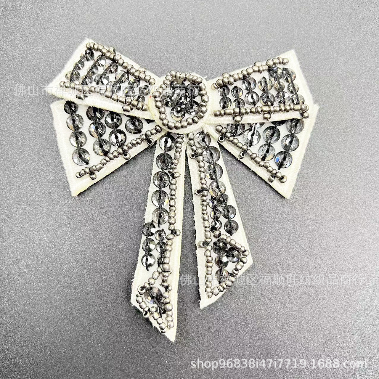 Beads handmade with bow from pearl, accessory, accessories