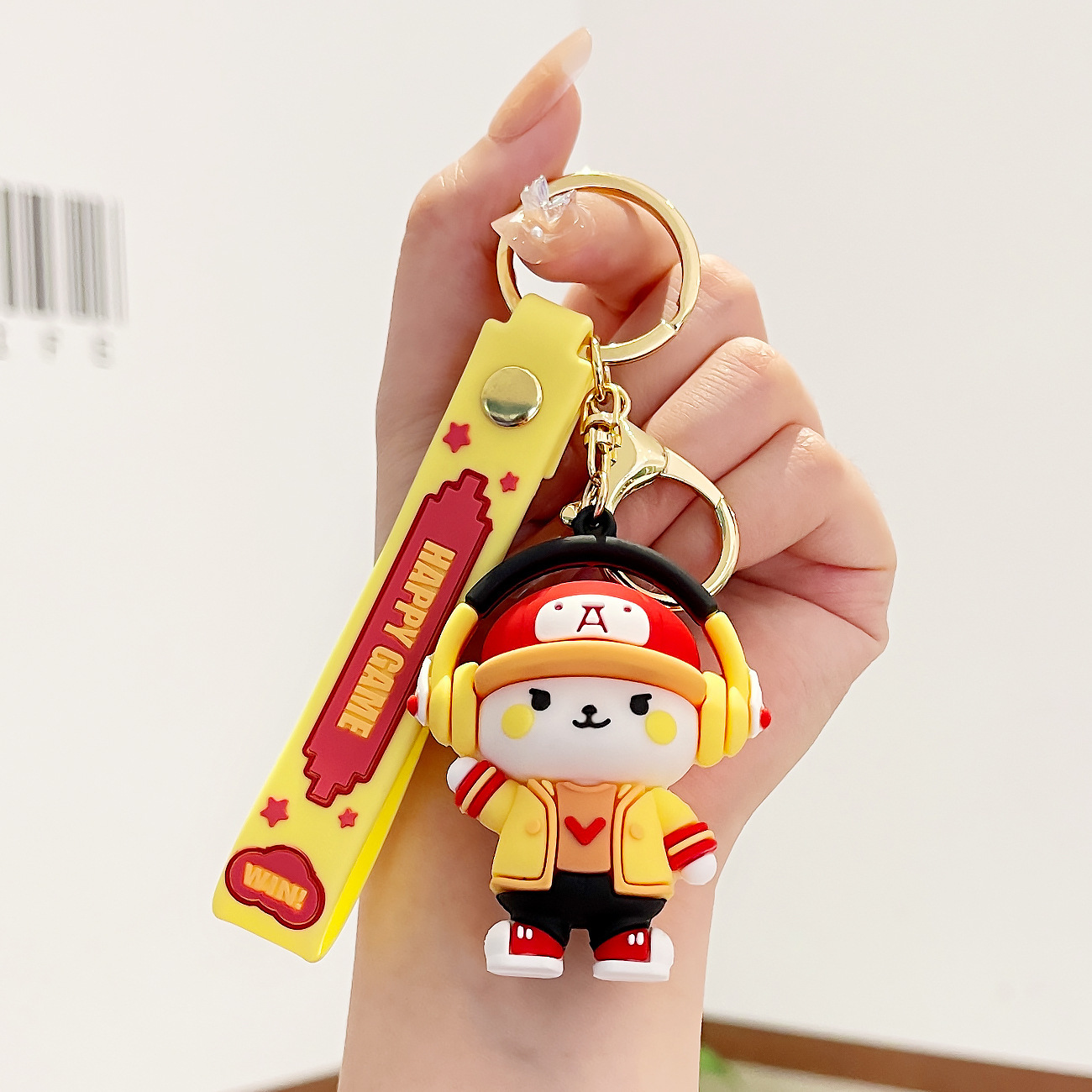 Venta directa de fábrica llavero colgante pequeño muñeca tridimensional llavero de coche mochila escolar colgante puesto al por mayor productos pequeños