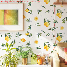 ZSZ1186-C新款清新水果壁纸客厅卧室儿童房背景墙装饰墙贴画一套2