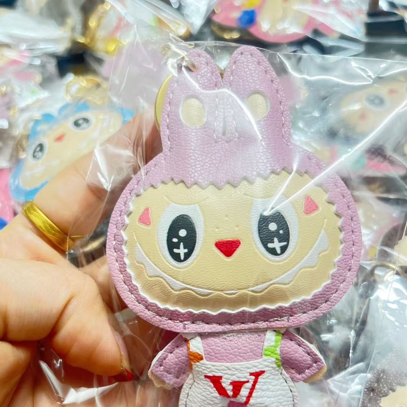 金属超迁皮钥匙扣挂件labubu卡通创意情侣钥匙扣钥匙扣小礼品配件|undefined