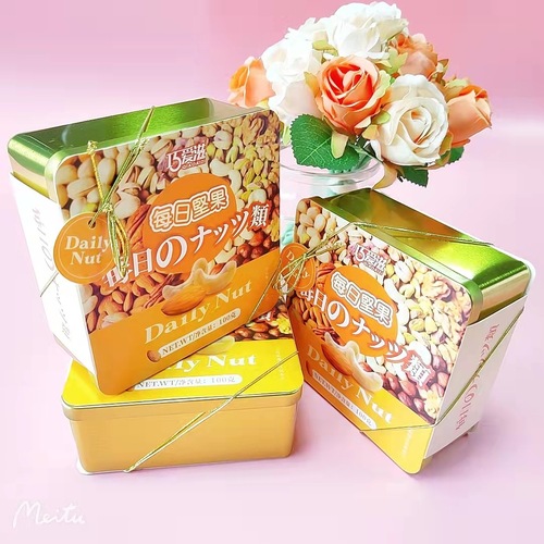 Qiaiaizi Daily Nuts 100g Mixed Nuts and Dried Fruits Breakfast Snacks Wedding Souvenir Box New Year's Goods