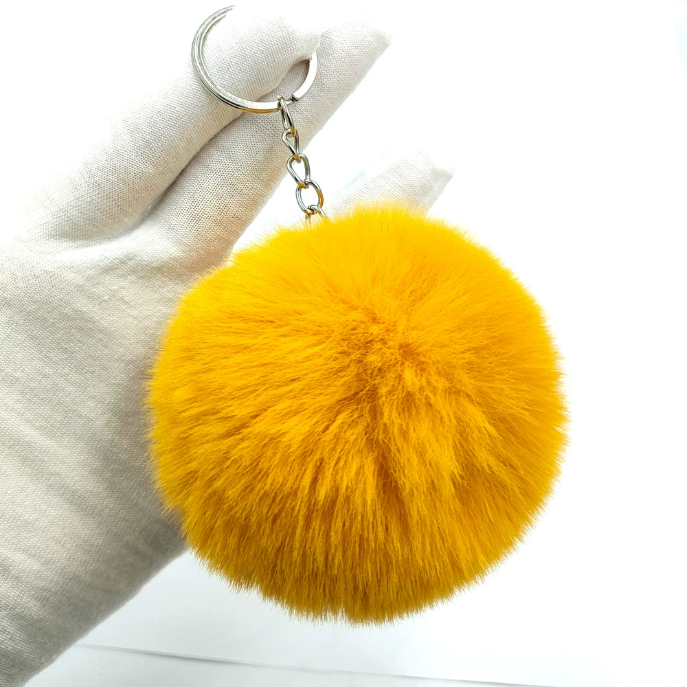 Multicoloured puffer ball, keychain with accessories, (Physicals), 8cm, DIY