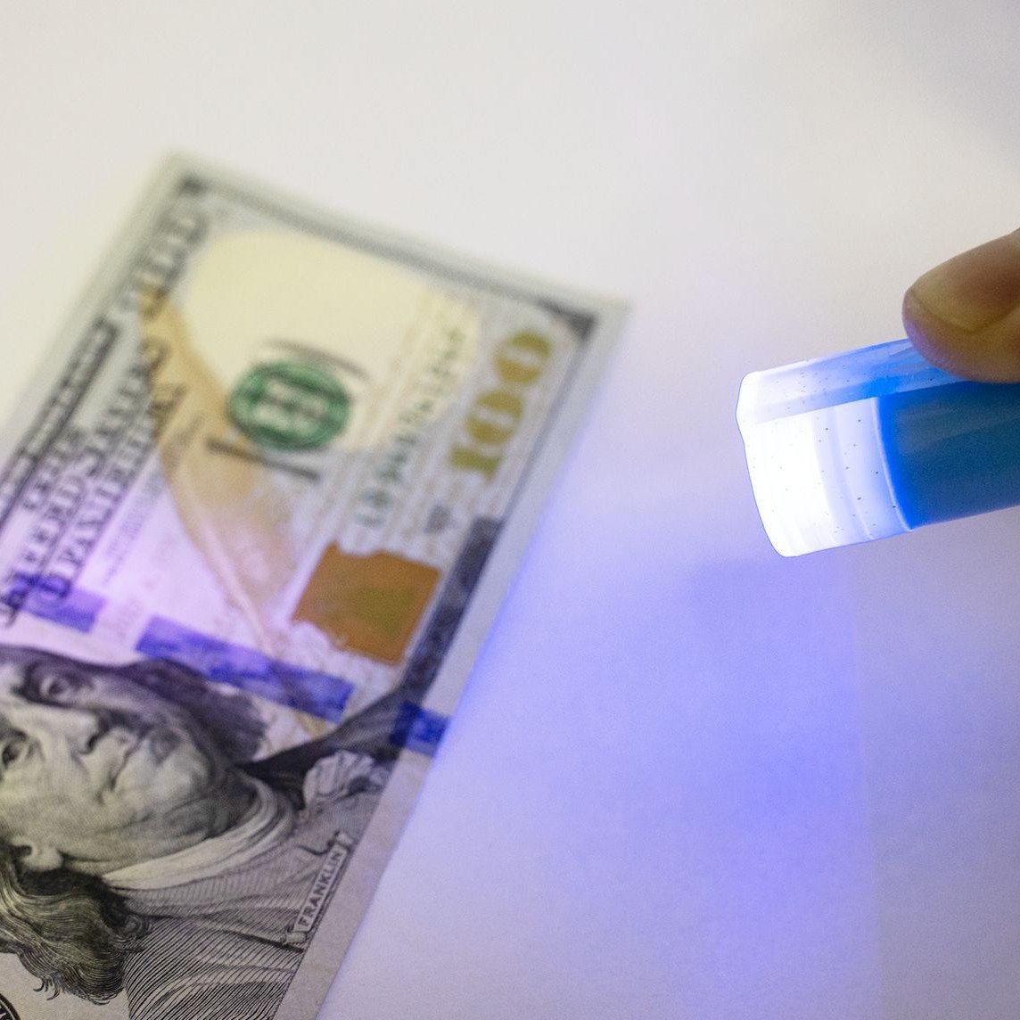 Bolígrafo de detector de dinero con luz, lámpara ultravioleta uv, bolígrafo de detector de dinero de identificación ultravioleta, uso dual, escritura y fotografía