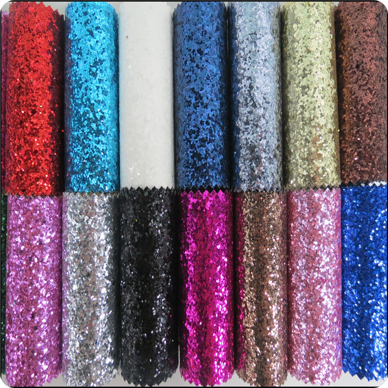 皮革厂家直销箱包闪光皮革  0.75mm环保pu箱包皮革 花都皮革