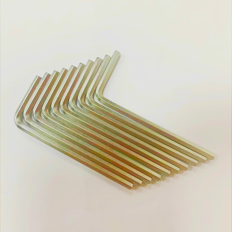 厂家产销电子螺丝用高碳钢铬合金钒钢加硬L形内六价扳手H3*25*61