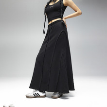 特价98元不退换 拓谷鱼尾半身裙女松紧腰显瘦设计百搭a字长裙秋款