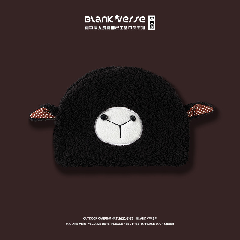 Sombrero de felpa de piel de zorro falso de las mujeres invierno estilo coreano cara de aspecto pequeño grueso cálido sombrero de pescador circunferencia de la cabeza grande sombrero de lavabo a prueba de frío