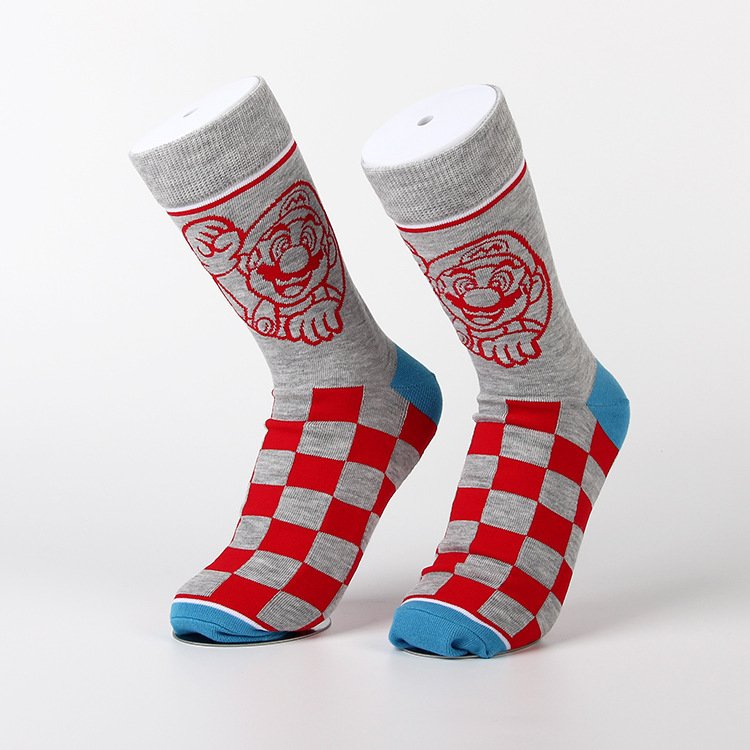 Cartoon Games O'Marie Casual Sports Jacquard Youth Four Seasons Women Cotton Couple Mid-length Socks Men's Fashionable Socks Long Socks Cartoon Games O'Marie Casual Sports Jacquard Youth Four Seasons Women Cotton Couple Mid-length Socks Men's Fashionable Socks Long Socks