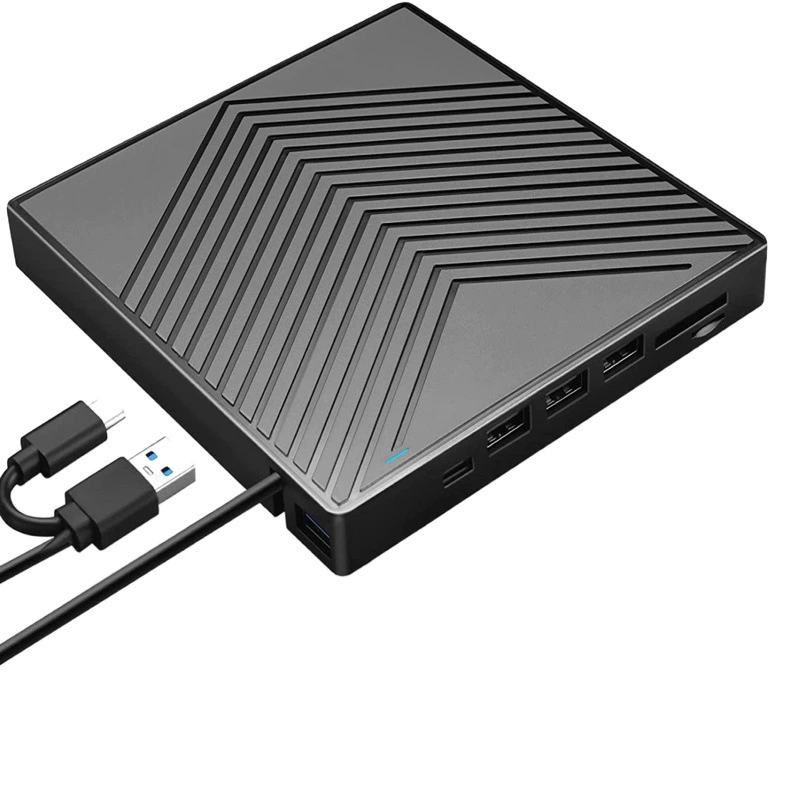 Многофункциональная DVD-горелка для ноутбука, внешний оптический привод, динамик, настольный компьютер, внешний оптический привод, ультратонкий