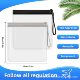 Transparent Eva Wash Bag Travel Cosmetic Bag Portable Travel Bag Sealed Waterproof Cosmetic Self-sealing Bag with Lanyard