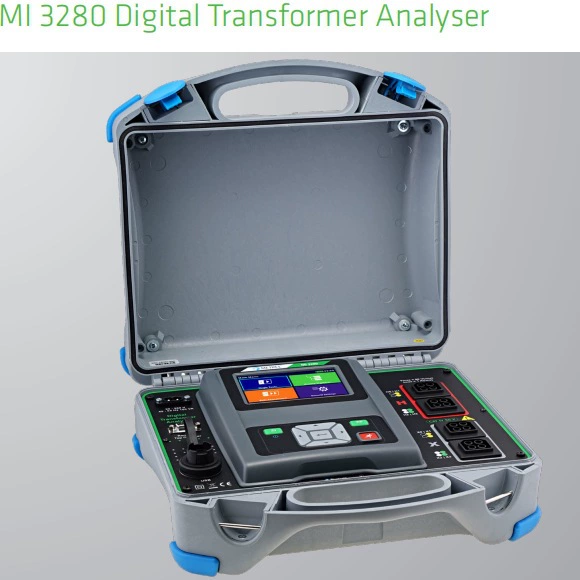Немецкий тестер коэффициента трансформации трехфазного трансформатора METREL MI3280, тестер сопротивления постоянному току