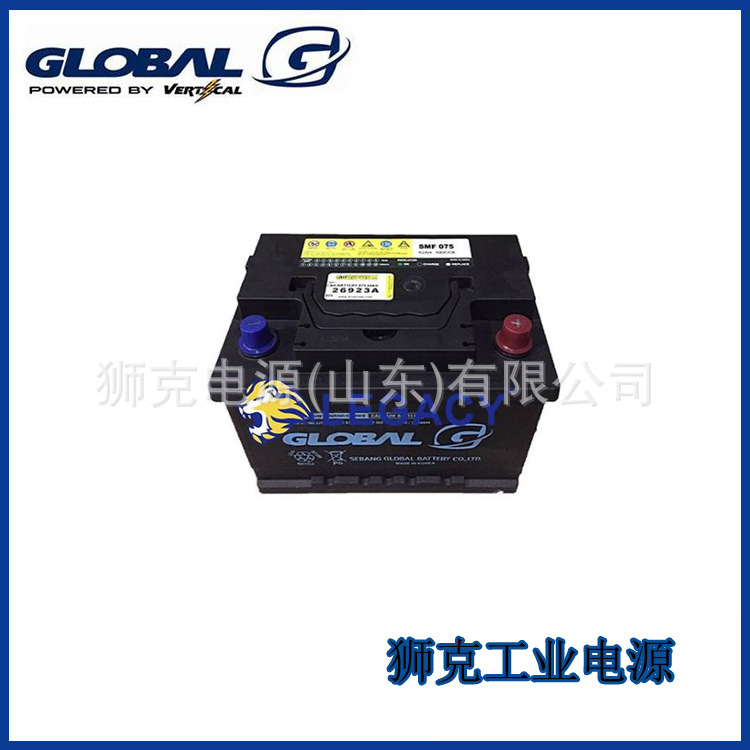 韩国GLOBAL蓄电池SMF57528 12V7H机械臂船舶机器设备