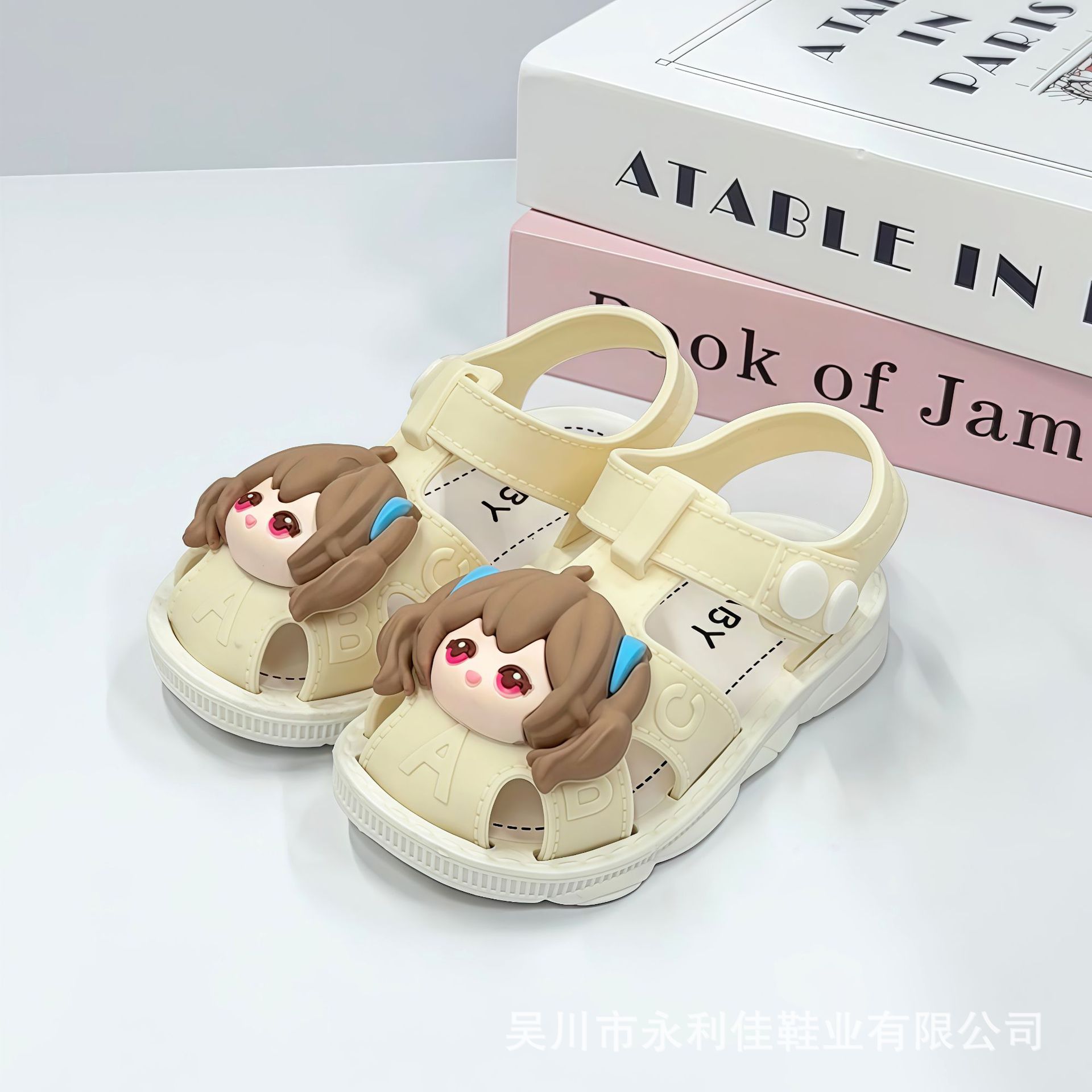 Sandalias de niñas de verano para niños pequeños Baotou bebés sandalias de lazos fábrica directa exportación al por mayor transfronteriza