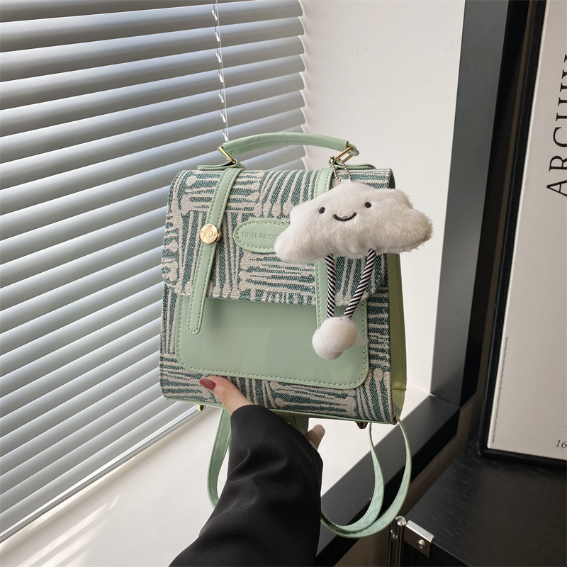 Bolsas de moda de verano de vaqueros para mujeres 2024 nueva moda mochila de vacaciones, mochila de viaje universal