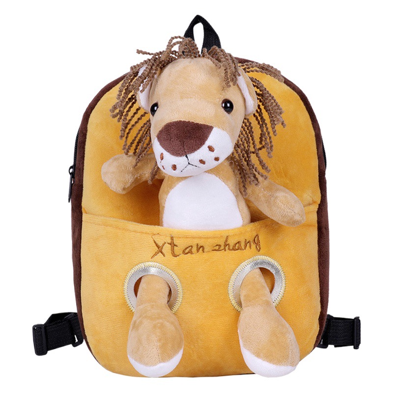 Creative Anti-Lost Children's Schoolbags Korean Version Cartoon Cute Kindergarten Boys and Girls Backpacks Student Backpacks Wholesale