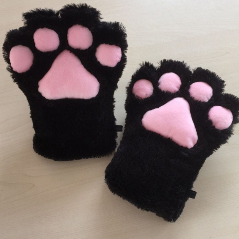 2_pcs_New_Plush_Cat_Claw_Glove/