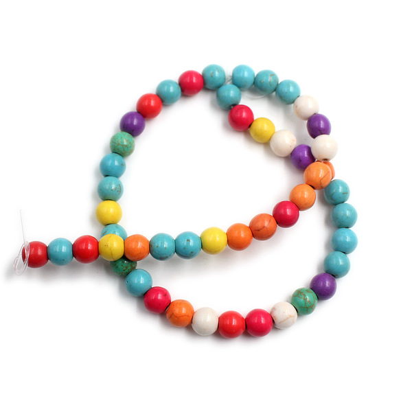 Turquoise round beads