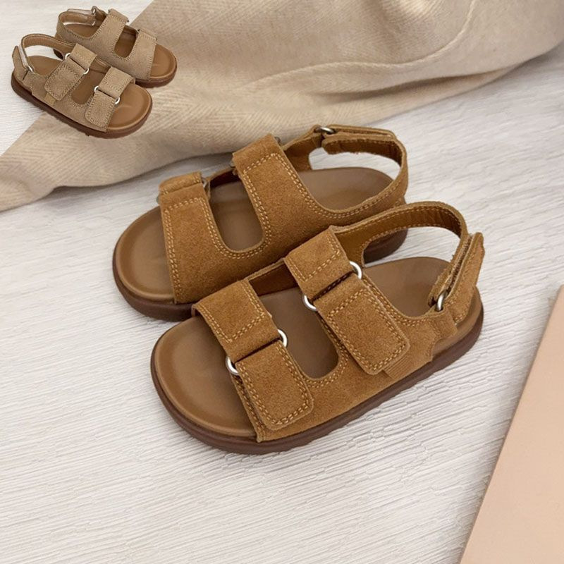 Sandalias para niños, estilo verano 2026, zapatos para niños estilo británico, zapatos de playa para niñas, suela suave, sandalias casuales para niños image 4