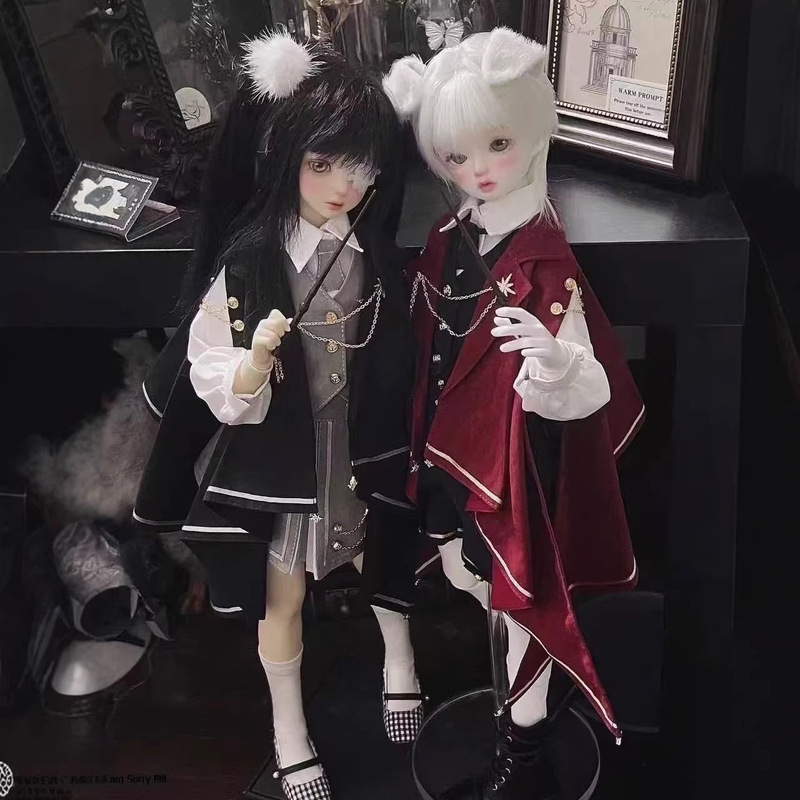 【In-Stock Wholesale】Four-Piece Bjd Doll Set Cd2 with Clothes and Daily Magic Robe Set