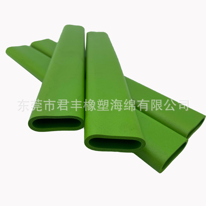 18mm园林工具防护撕不破高弹海绵手把套浅绿色高密度扁形NBR护套