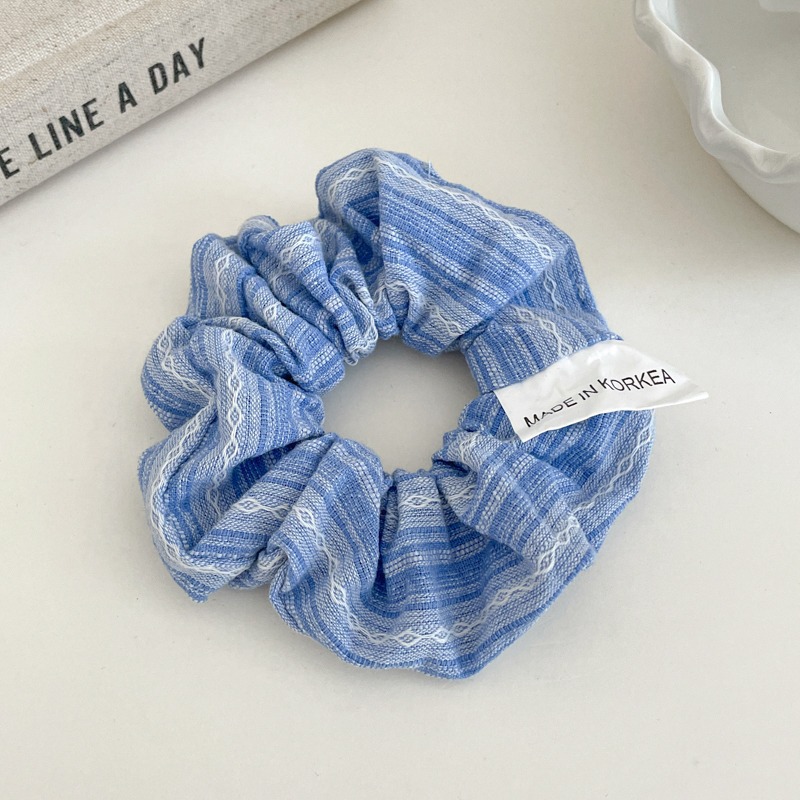 Satilla de seda más algodón relleno de terciopelo intestino grueso lazo para el cabello almohada para dormir