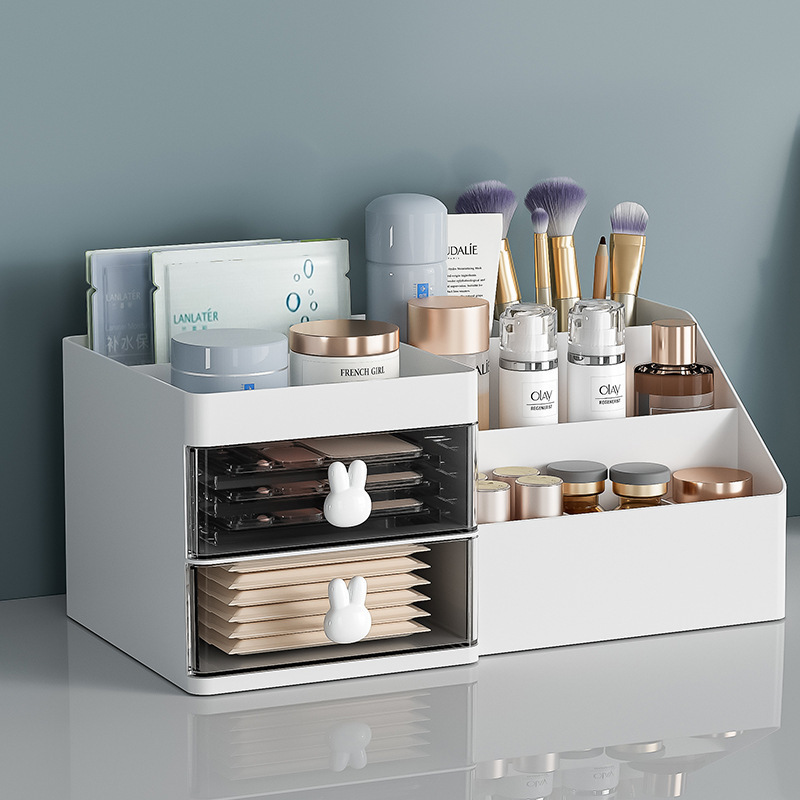 Stationery Notebook Student Desktop Storage Box Drawer-Type Organizer Kidsren's Hair Accessories Desk Notebook Pen Holder Storage Rack