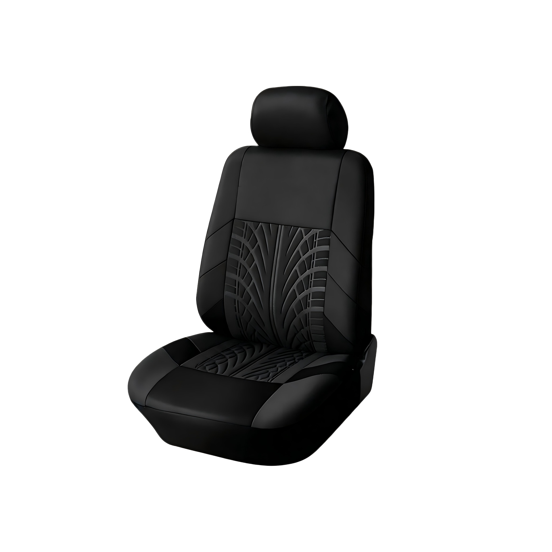 Cross-Border Hot-Selling Tire Pattern Embossed Knitted Fabric Four-Season Universal Car Seat Cover and Cushion Manufacturer Wholesale Amazon