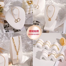 创意石膏ins项链拍照道具装饰摆件饰品首饰珠宝拍摄道具摄影背景