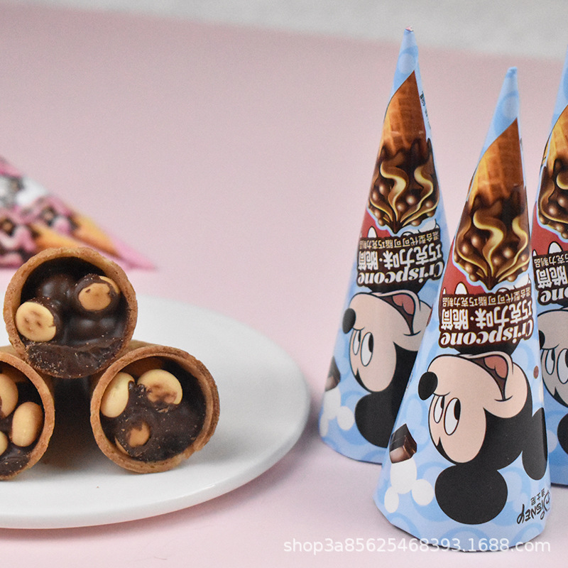 10개 초콜릿 맛 - 크리스피 콘 (미키)