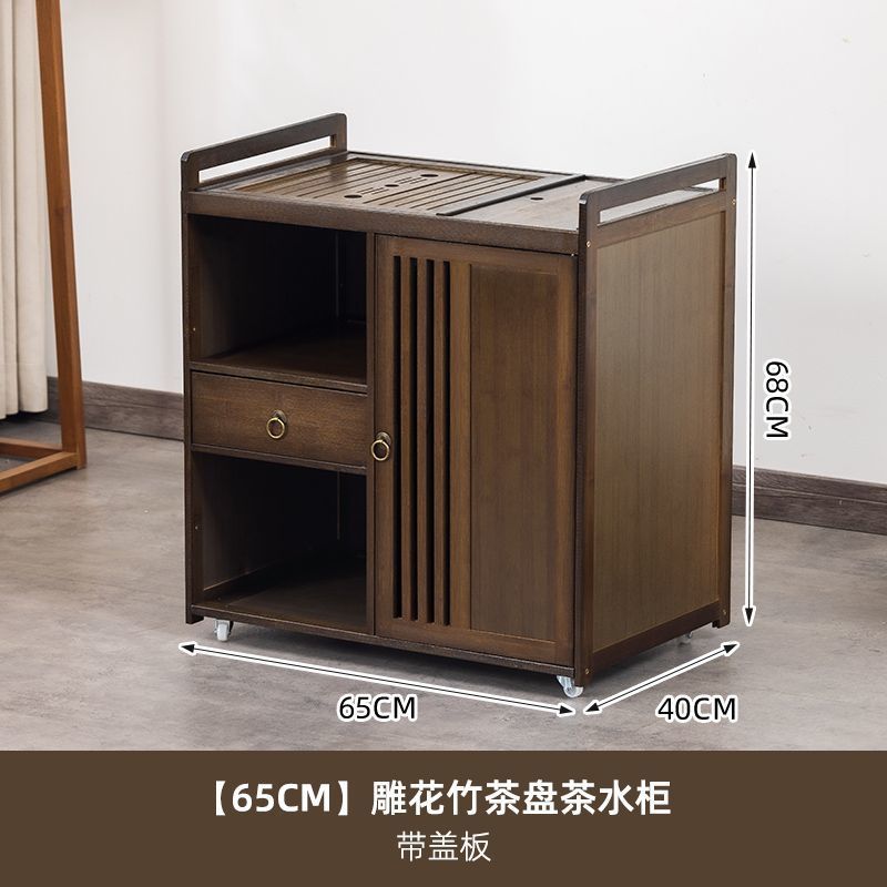 [넓은 수납공간] 서랍포함 길이 65cm 싱글도어 - 커버포함