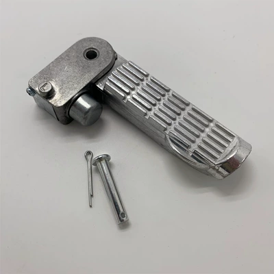 Yadi electric car original foot-resting rice color second generation third generation universal folding rear pedal left and right little turtle king pedal (Electric vehicle pedal) - little-turtle-king-pedal-on-the-left-including-accessories
