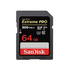 闪迪/SanDisk SD卡32G 64G 128G 256G 512G U3 V90 8K读速300MB/s